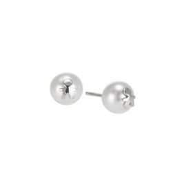 Brosway Orecchini Donna PERFECT - Cerchio In Acciaio E Perla - Gioiello Regalo Idea